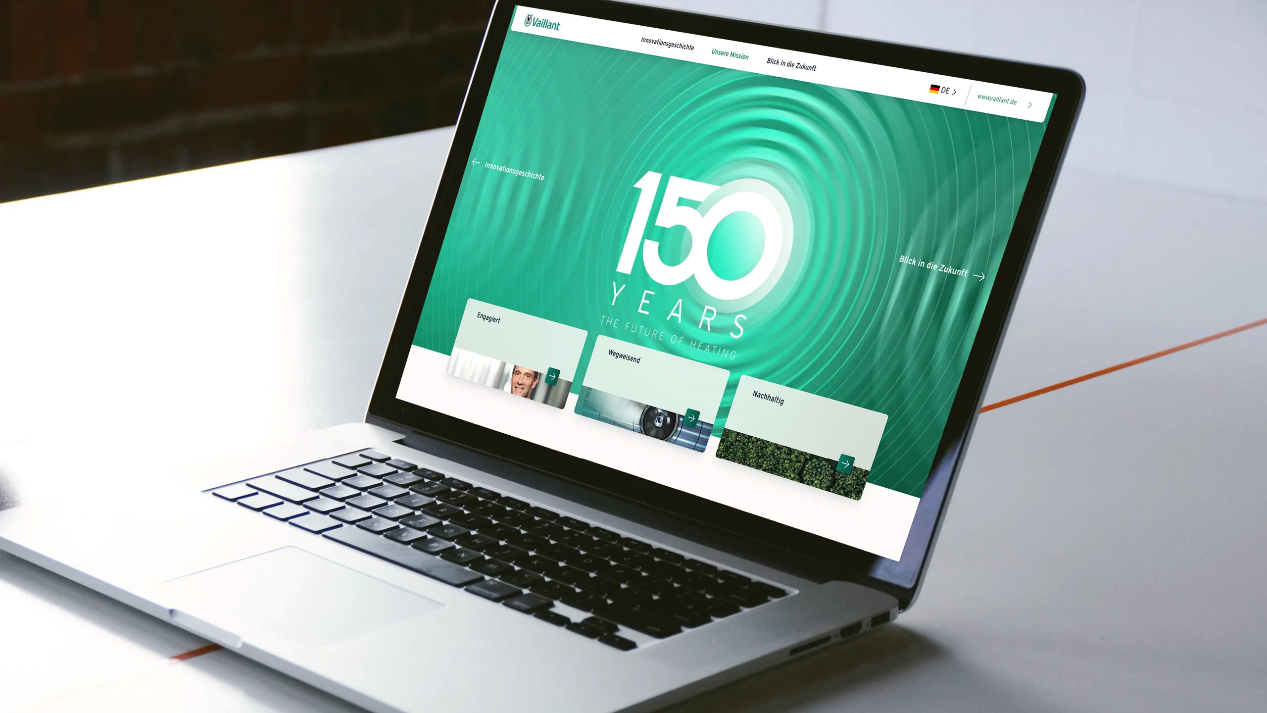 Vaillant_150Jahre-Logodesign_Website-landingpage