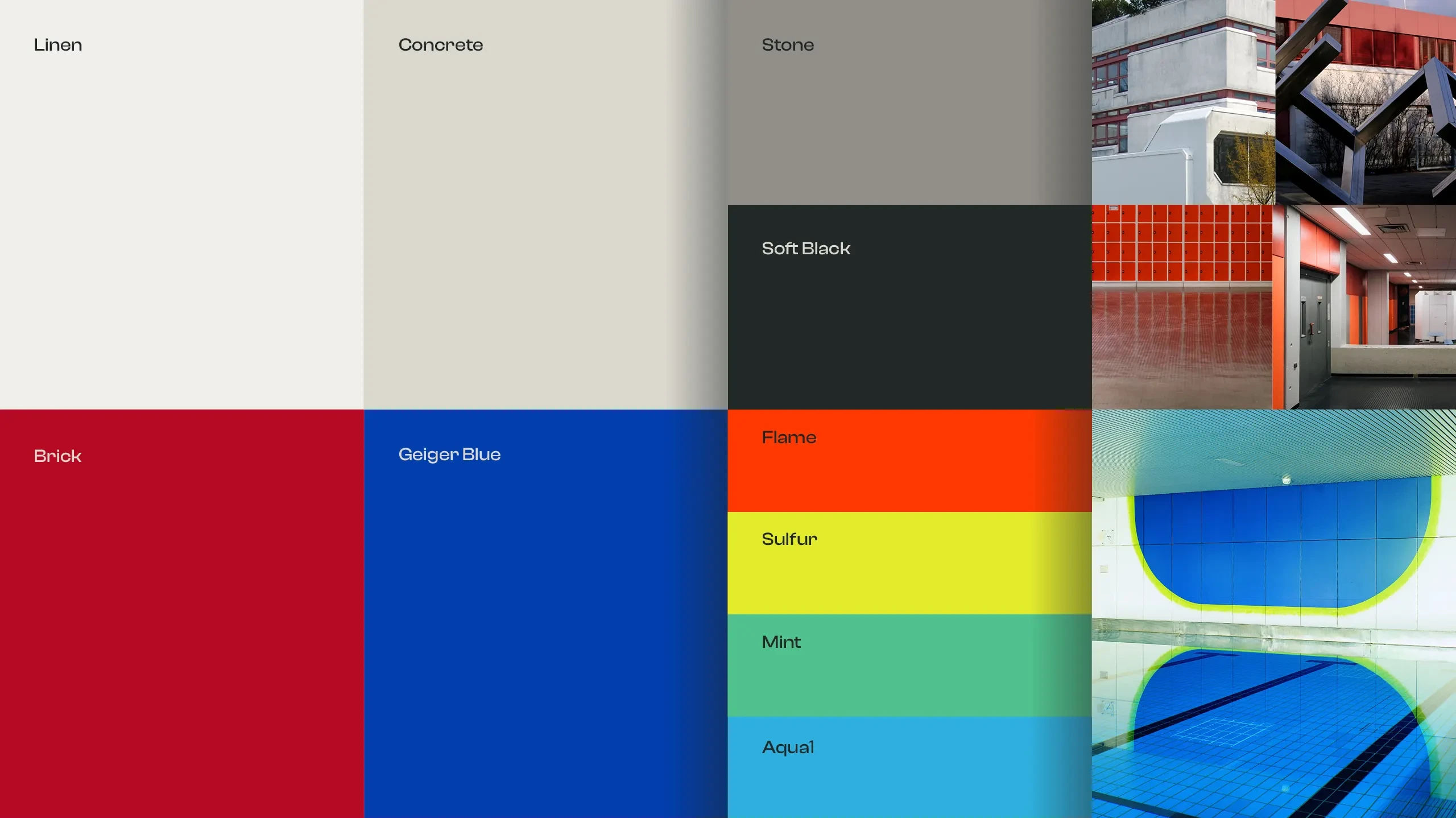 Logodesign und Designsystem für das Gymnasium Fürstenried, München. Farbsystem